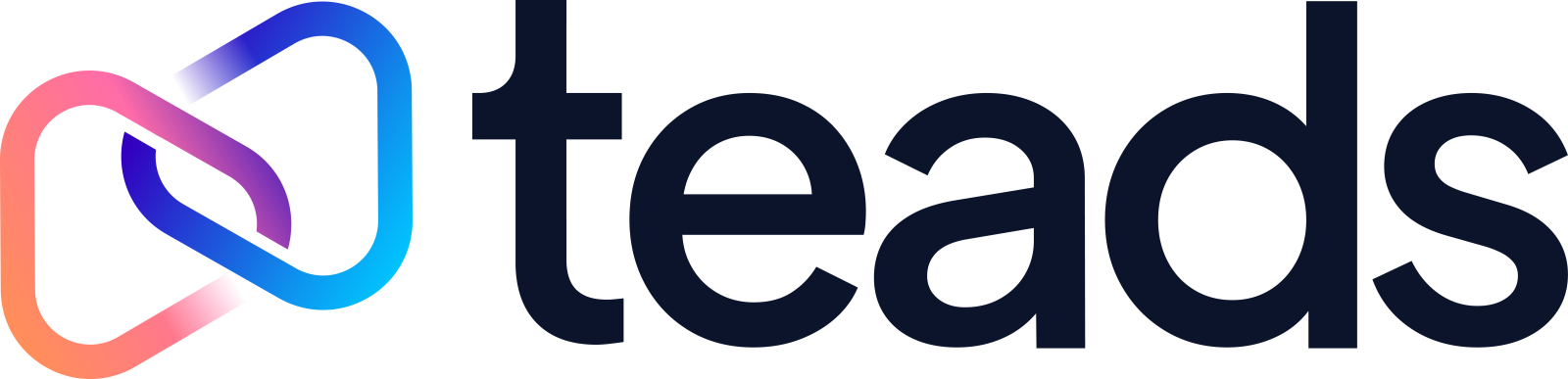 Logo Teads Landscape Colored Black